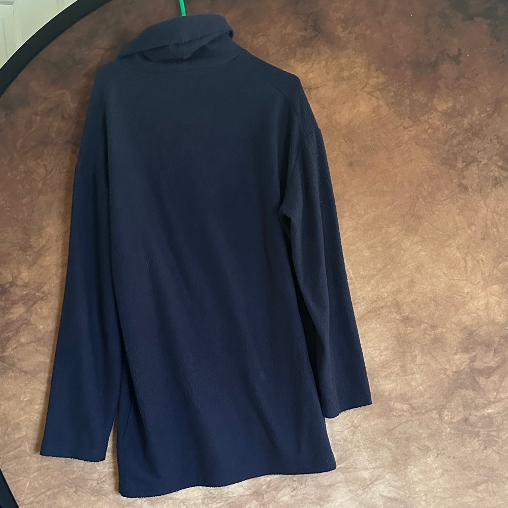 Reformation Deep Blue Long Tunic Turtleneck Sweater - Picture 4 of 4